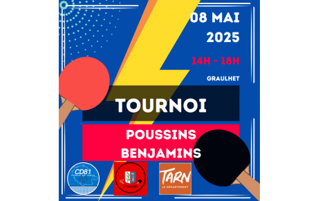 Tournoi Poussins Benjamins à Graulhet.